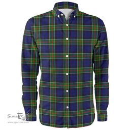Scottish Colquhoun Modern Clan Tartan Long Sleeve Shirt, Tartan Plaid Shirt Scottish Plaid Tartan Plaid - ScotsTee - scotstee.com