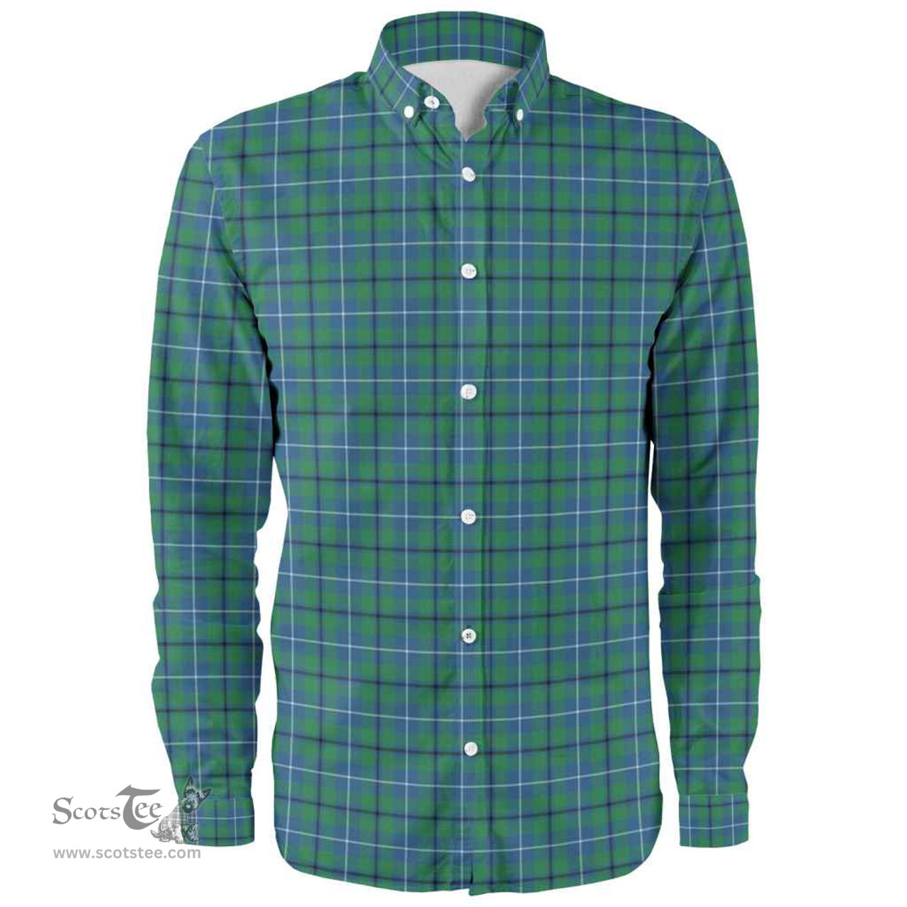 Scottish Douglas Ancient Clan Tartan Long Sleeve Shirt, Tartan Plaid Shirt Scottish Plaid Tartan Plaid - ScotsTee - scotstee.com