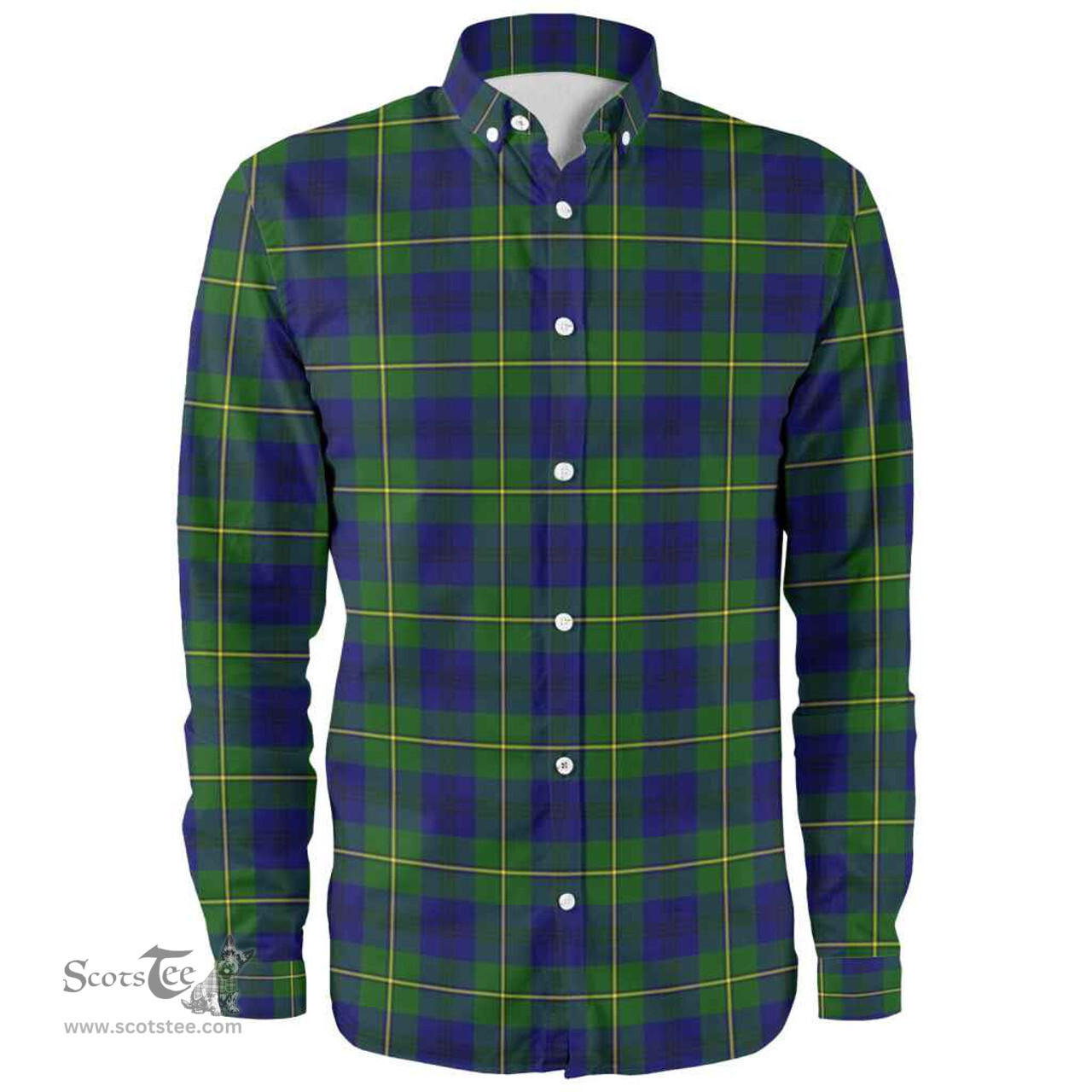 Scottish Johnston Modern Clan Tartan Long Sleeve Shirt, Tartan Plaid Shirt Scottish Plaid Tartan Plaid - ScotsTee - scotstee.com