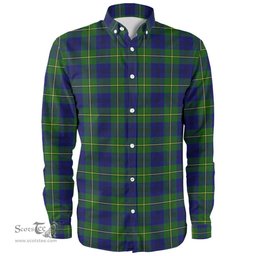 Scottish Johnston Modern Clan Tartan Long Sleeve Shirt, Tartan Plaid Shirt Scottish Plaid Tartan Plaid - ScotsTee - scotstee.com
