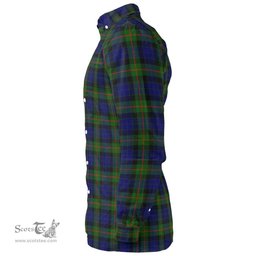 Scottish Gunn Modern Clan Tartan Long Sleeve Shirt, Tartan Plaid Shirt Scottish Plaid Tartan Plaid - ScotsTee - scotstee.com