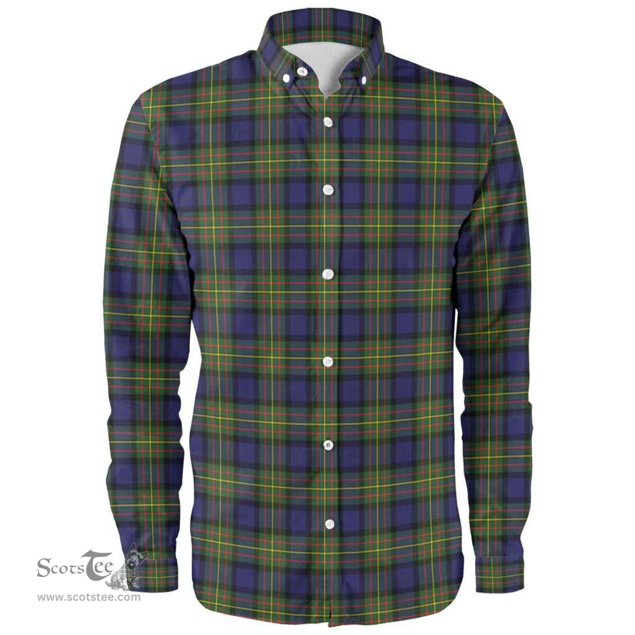 Scottish MacLaren Modern Clan Tartan Long Sleeve Shirt, Tartan Plaid Shirt Scottish Plaid Tartan Plaid - ScotsTee - scotstee.com