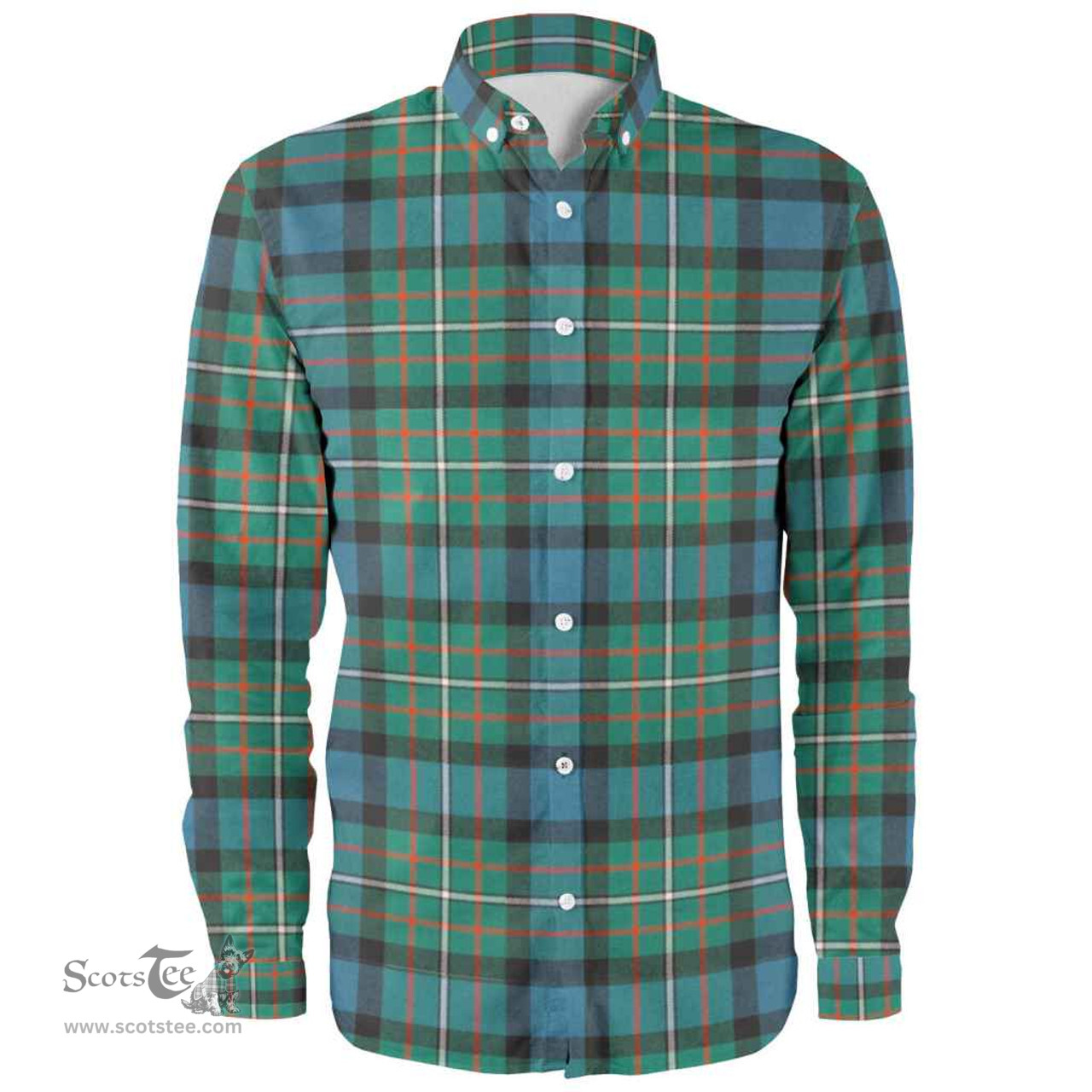 Scottish Ferguson Ancient Clan Tartan Long Sleeve Shirt, Tartan Plaid Shirt Scottish Plaid Tartan Plaid - ScotsTee - scotstee.com