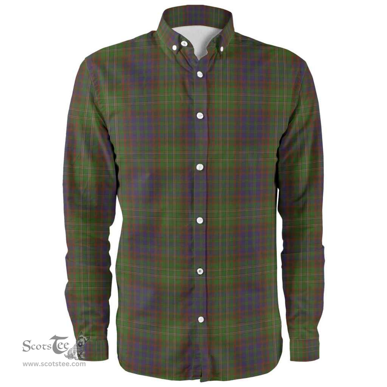 Scottish Cunningham Hunting Modern Clan Tartan Long Sleeve Shirt, Tartan Plaid Shirt Scottish Plaid Tartan Plaid - ScotsTee - scotstee.com