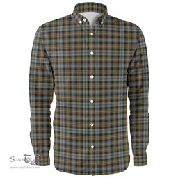 Scottish Farquharson Weathered Clan Tartan Long Sleeve Shirt, Tartan Plaid Shirt Scottish Plaid Tartan Plaid - ScotsTee - scotstee.com