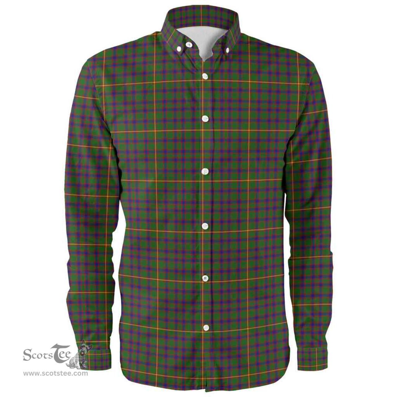 Scottish Hall Clan Tartan Long Sleeve Shirt, Tartan Plaid Shirt Scottish Plaid Tartan Plaid - ScotsTee - scotstee.com