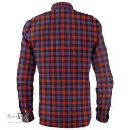 Scottish Brown Modern Clan Tartan Long Sleeve Shirt, Tartan Plaid Shirt Scottish Plaid Tartan Plaid - ScotsTee - scotstee.com