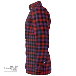 Scottish Brown Modern Clan Tartan Long Sleeve Shirt, Tartan Plaid Shirt Scottish Plaid Tartan Plaid - ScotsTee - scotstee.com