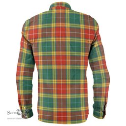 Scottish Buchanan Old Sett Clan Tartan Long Sleeve Shirt, Tartan Plaid Shirt Scottish Plaid Tartan Plaid - ScotsTee - scotstee.com
