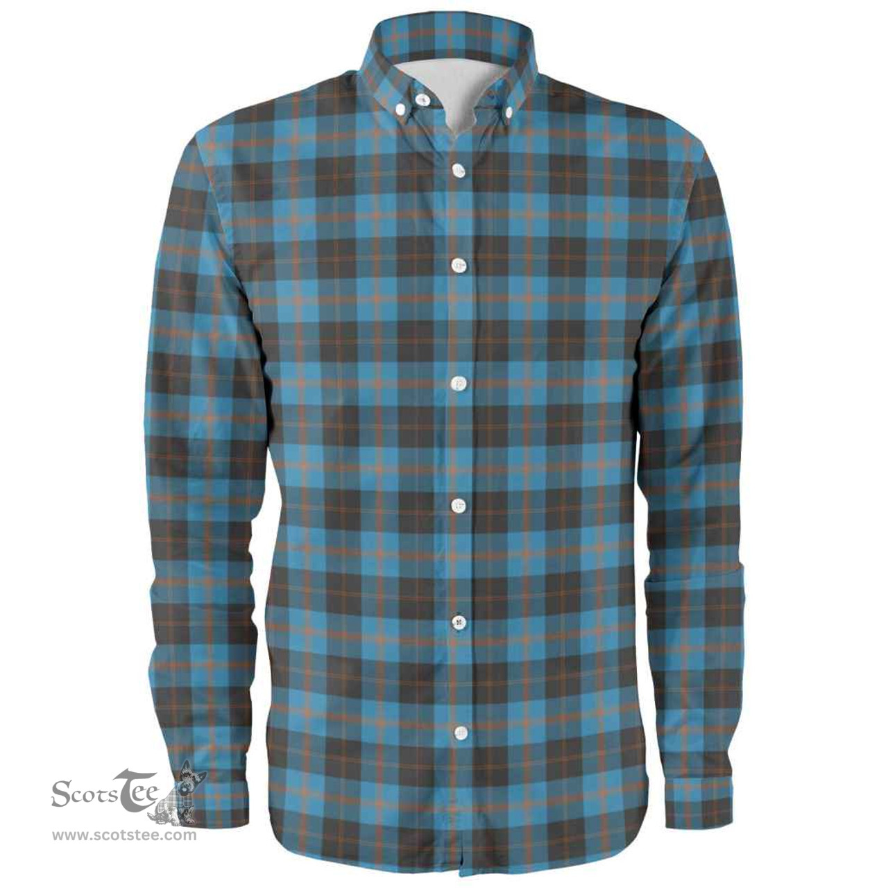 Scottish Angus Ancient Clan Tartan Long Sleeve Shirt, Tartan Plaid Shirt Scottish Plaid Tartan Plaid - ScotsTee - scotstee.com