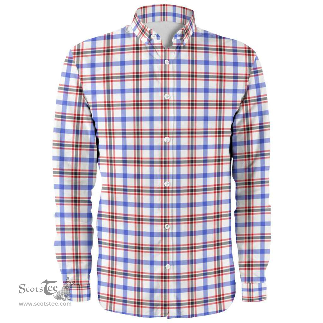Scottish Boswell Modern Clan Tartan Long Sleeve Shirt, Tartan Plaid Shirt Scottish Plaid Tartan Plaid - ScotsTee - scotstee.com