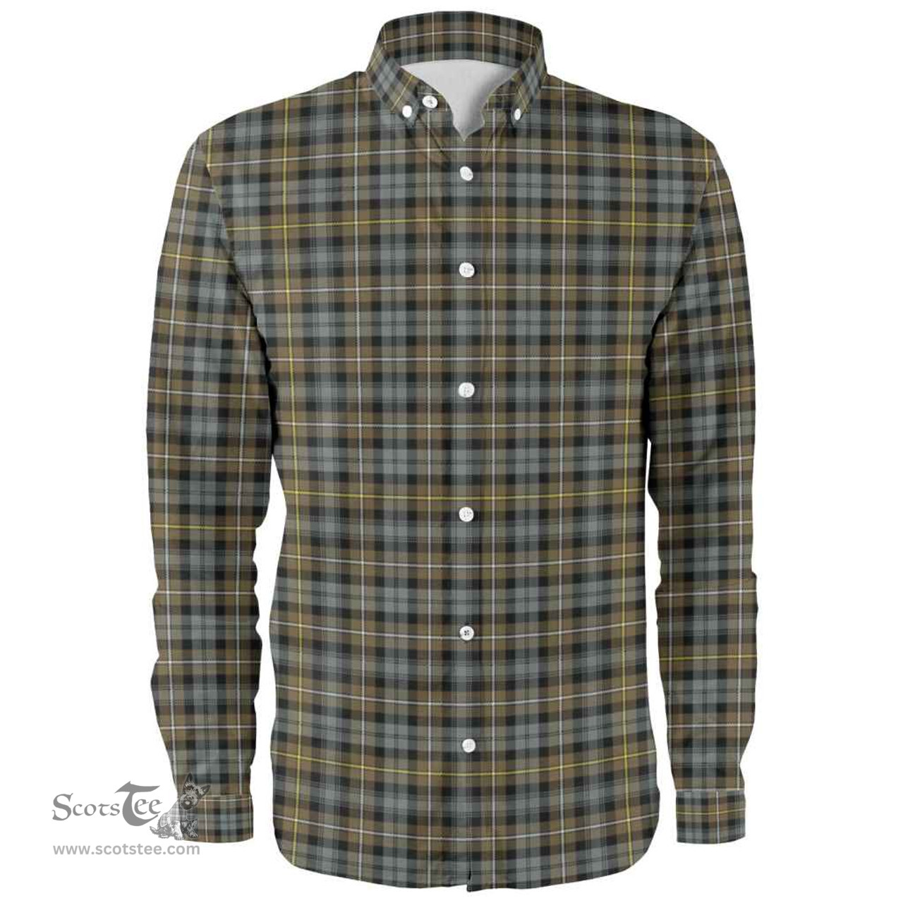 Scottish Campbell Argyll Weathered Clan Tartan Long Sleeve Shirt, Tartan Plaid Shirt Scottish Plaid Tartan Plaid - ScotsTee - scotstee.com