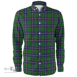 Scottish Carmichael Modern Clan Tartan Long Sleeve Shirt, Tartan Plaid Shirt Scottish Plaid Tartan Plaid - ScotsTee - scotstee.com