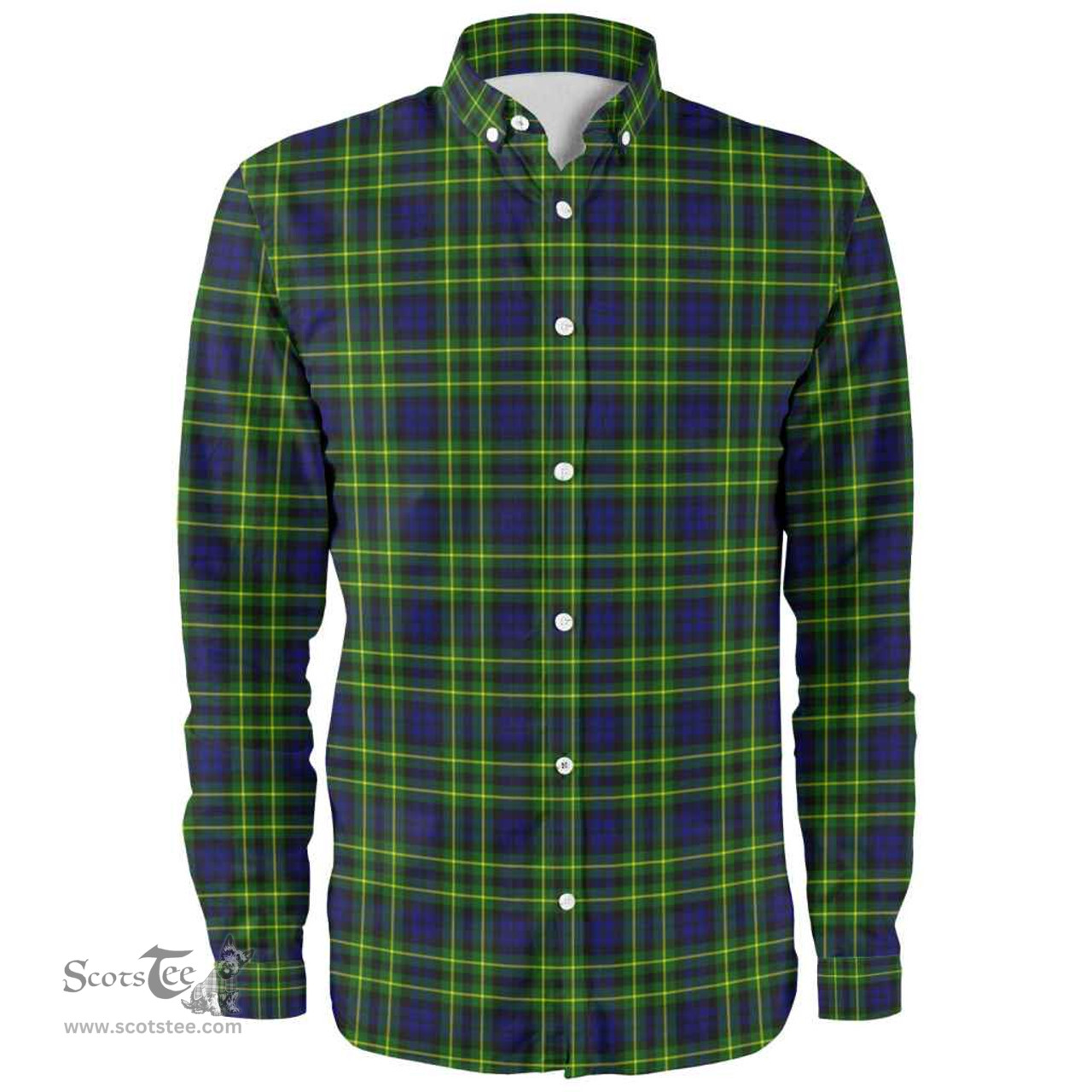 Scottish Campbell of Breadalbane Modern Clan Tartan Long Sleeve Shirt, Tartan Plaid Shirt Scottish Plaid Tartan Plaid - ScotsTee - scotstee.com