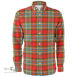 Scottish Chattan Clan Tartan Long Sleeve Shirt, Tartan Plaid Shirt Scottish Plaid Tartan Plaid - ScotsTee - scotstee.com
