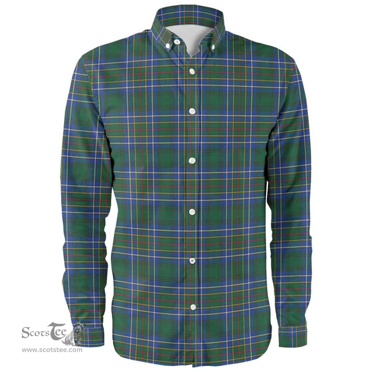 Scottish Cockburn Ancient Clan Tartan Long Sleeve Shirt, Tartan Plaid Shirt Scottish Plaid Tartan Plaid - ScotsTee - scotstee.com