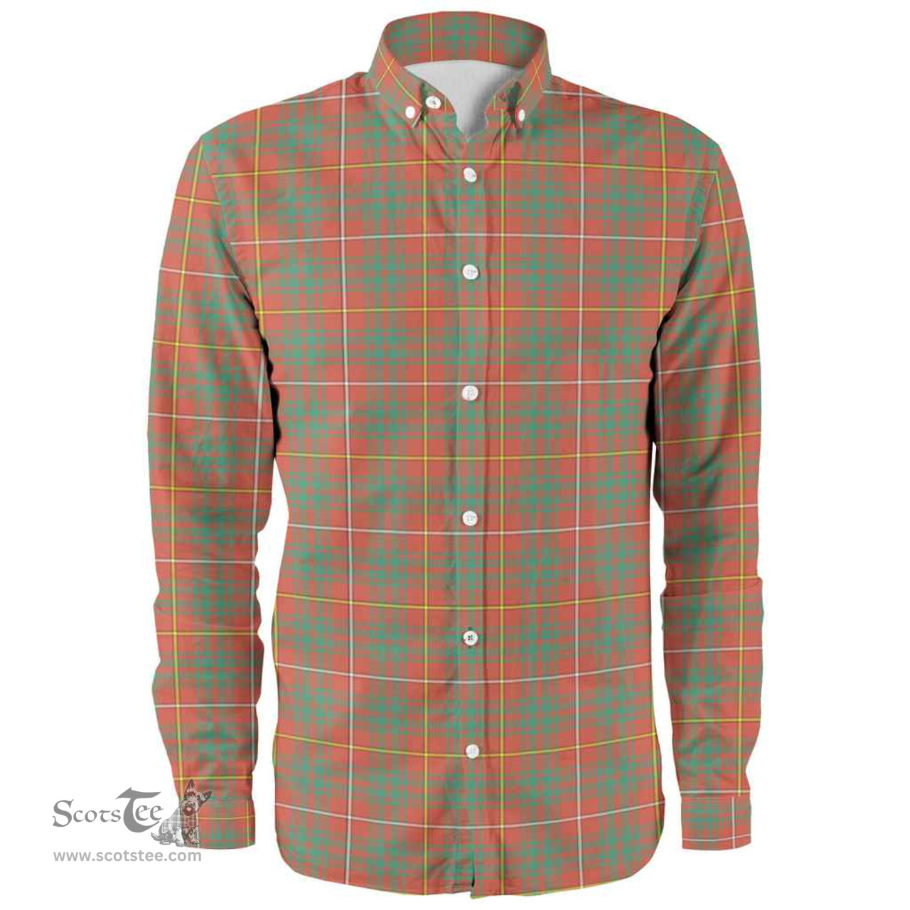 Scottish Bruce Ancient Clan Tartan Long Sleeve Shirt, Tartan Plaid Shirt Scottish Plaid Tartan Plaid - ScotsTee - scotstee.com