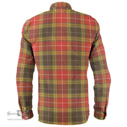 Scottish Buchanan Old Set Weathered Clan Tartan Long Sleeve Shirt, Tartan Plaid Shirt Scottish Plaid Tartan Plaid - ScotsTee - scotstee.com