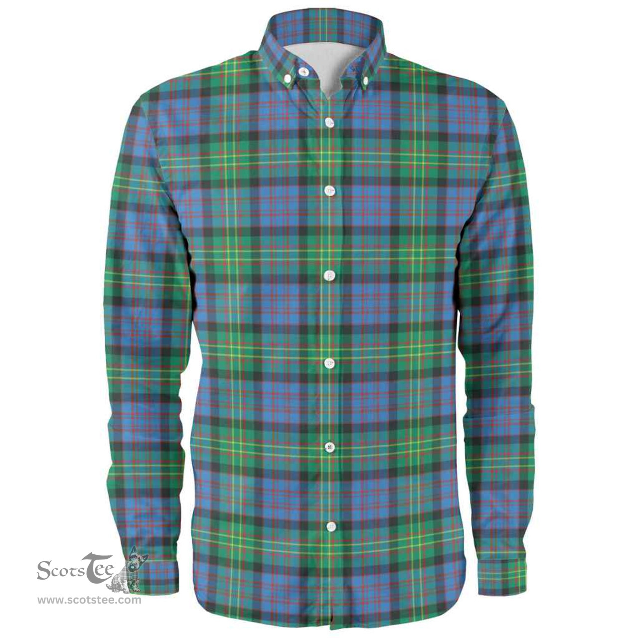 Scottish Bowie Ancient Clan Tartan Long Sleeve Shirt, Tartan Plaid Shirt Scottish Plaid Tartan Plaid - ScotsTee - scotstee.com