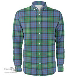 Scottish Bowie Ancient Clan Tartan Long Sleeve Shirt, Tartan Plaid Shirt Scottish Plaid Tartan Plaid - ScotsTee - scotstee.com