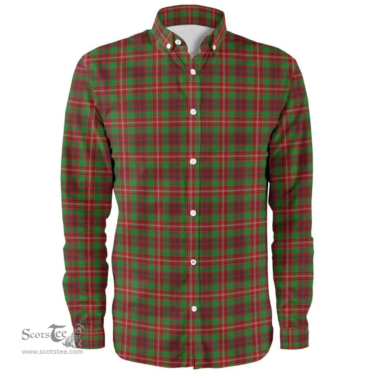 Scottish Ainslie Clan Tartan Long Sleeve Shirt, Tartan Plaid Shirt Scottish Plaid Tartan Plaid - ScotsTee - scotstee.com