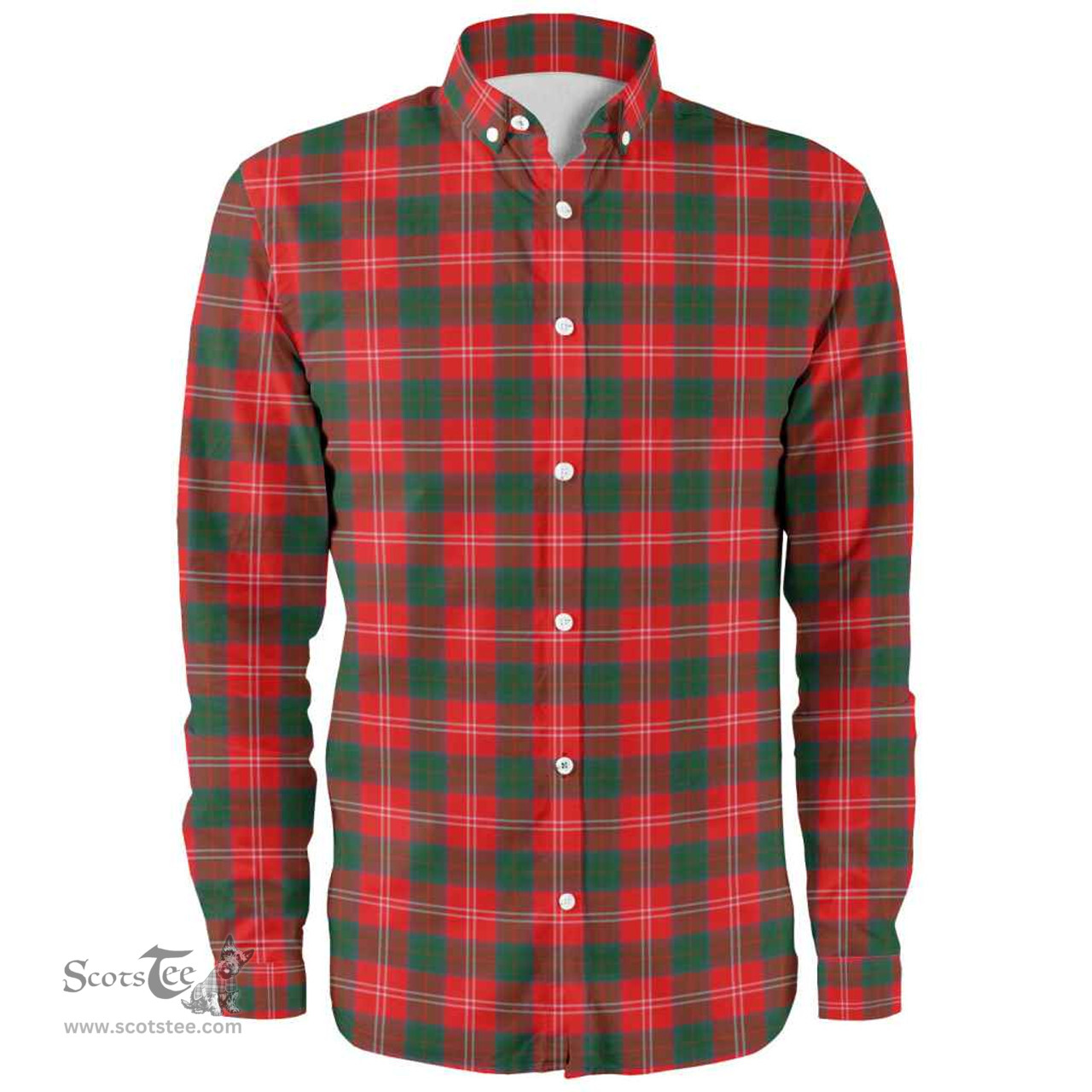 Scottish Chisholm Modern Clan Tartan Long Sleeve Shirt, Tartan Plaid Shirt Scottish Plaid Tartan Plaid - ScotsTee - scotstee.com