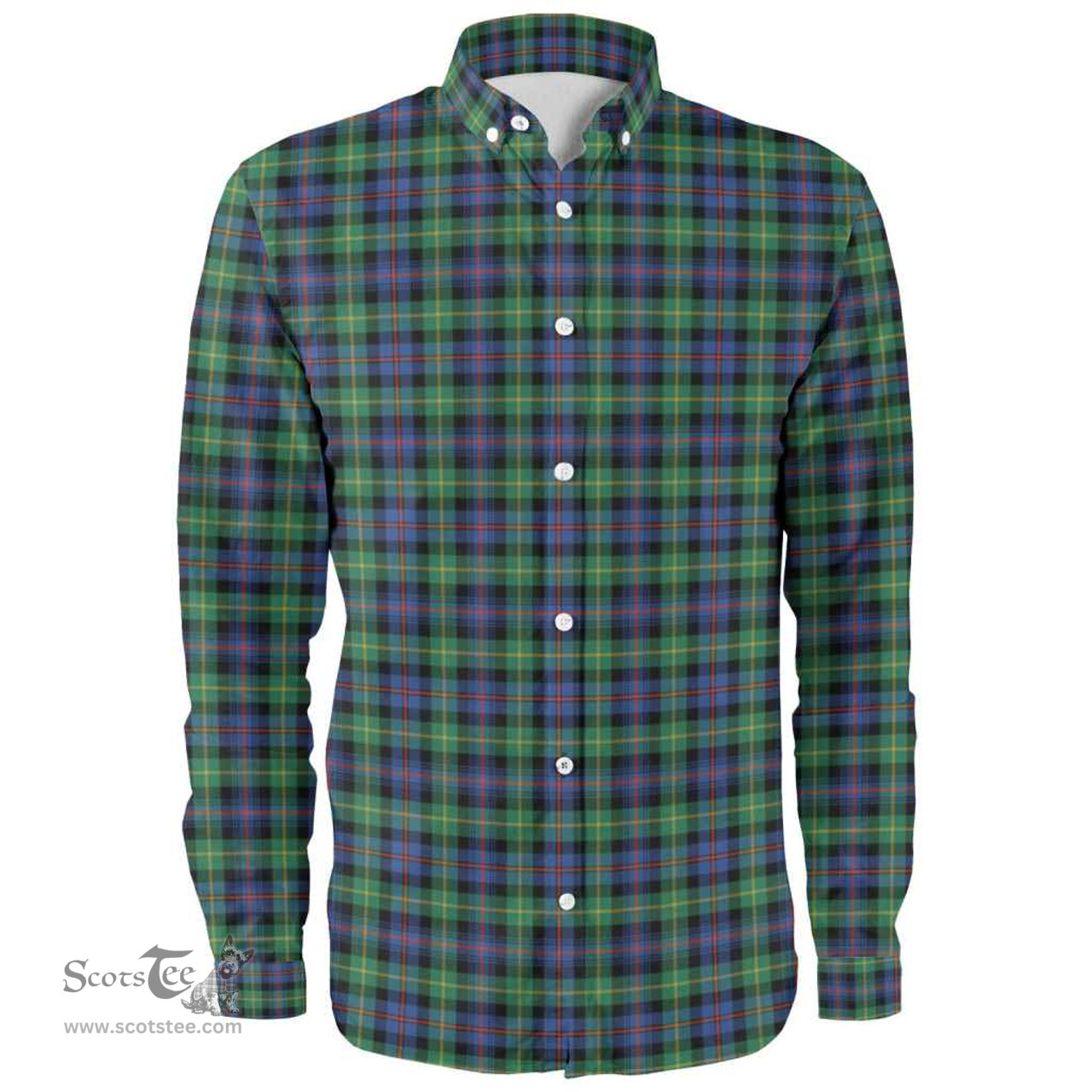 Scottish Farquharson Ancient Clan Tartan Long Sleeve Shirt, Tartan Plaid Shirt Scottish Plaid Tartan Plaid - ScotsTee - scotstee.com