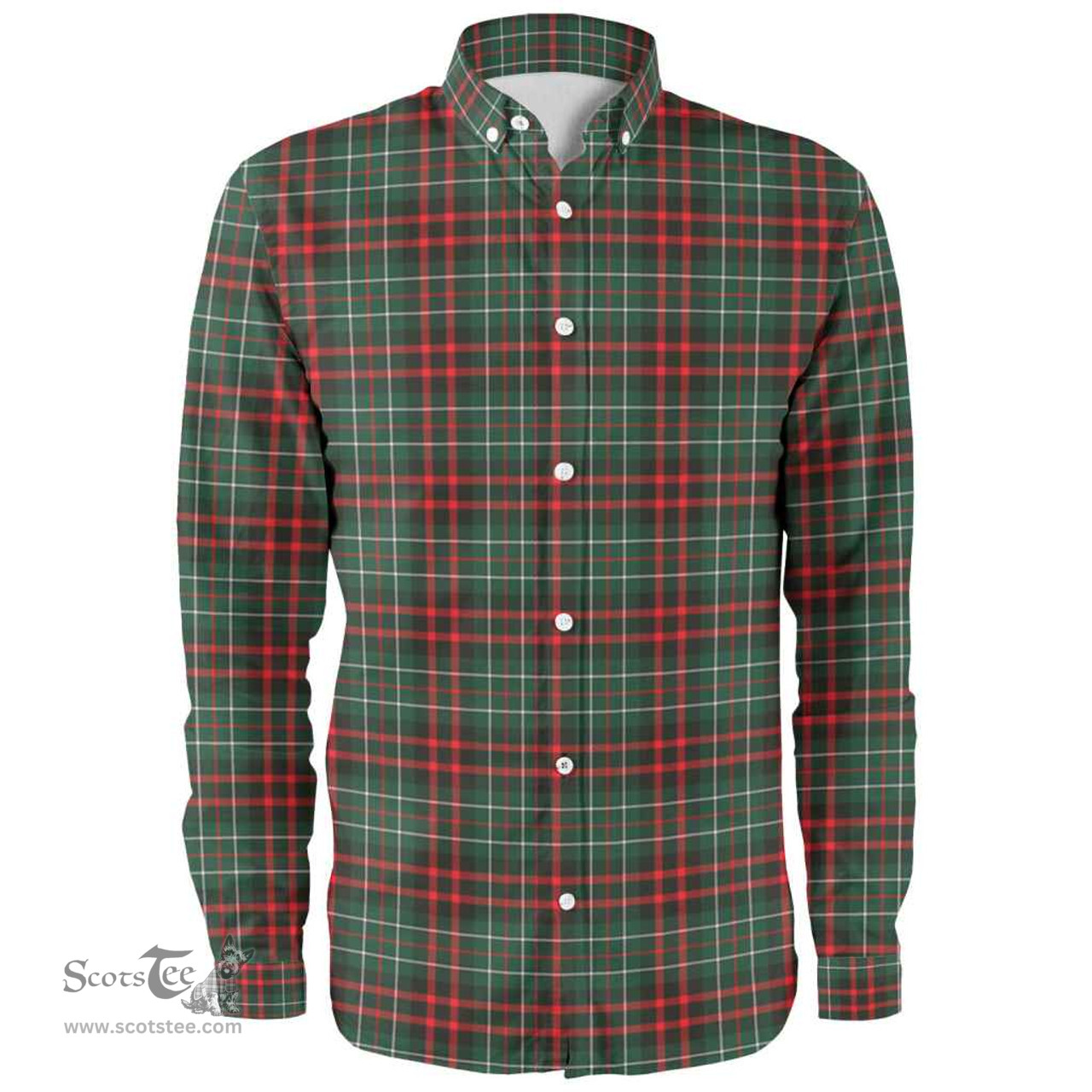 Scottish MacDiarmid Modern Clan Tartan Long Sleeve Shirt, Tartan Plaid Shirt Scottish Plaid Tartan Plaid - ScotsTee - scotstee.com