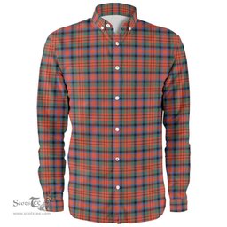 Scottish MacDuff Ancient Clan Tartan Long Sleeve Shirt, Tartan Plaid Shirt Scottish Plaid Tartan Plaid - ScotsTee - scotstee.com