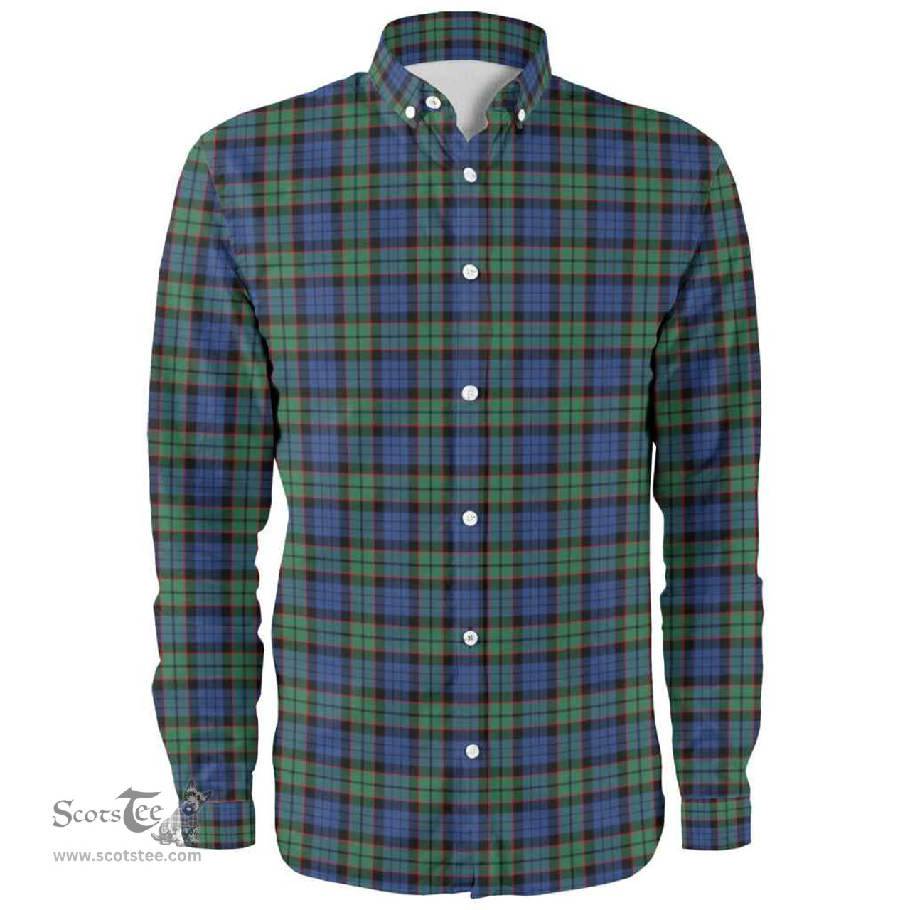Scottish Fletcher Ancient Clan Tartan Long Sleeve Shirt, Tartan Plaid Shirt Scottish Plaid Tartan Plaid - ScotsTee - scotstee.com