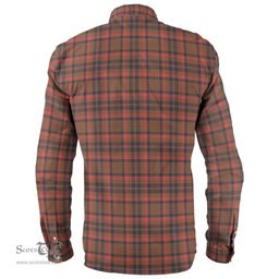 Scottish Cumming Hunting Weathered Clan Tartan Long Sleeve Shirt, Tartan Plaid Shirt Scottish Plaid Tartan Plaid - ScotsTee - scotstee.com