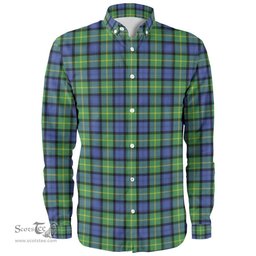 Scottish Gordon Old Ancient Clan Tartan Long Sleeve Shirt, Tartan Plaid Shirt Scottish Plaid Tartan Plaid - ScotsTee - scotstee.com