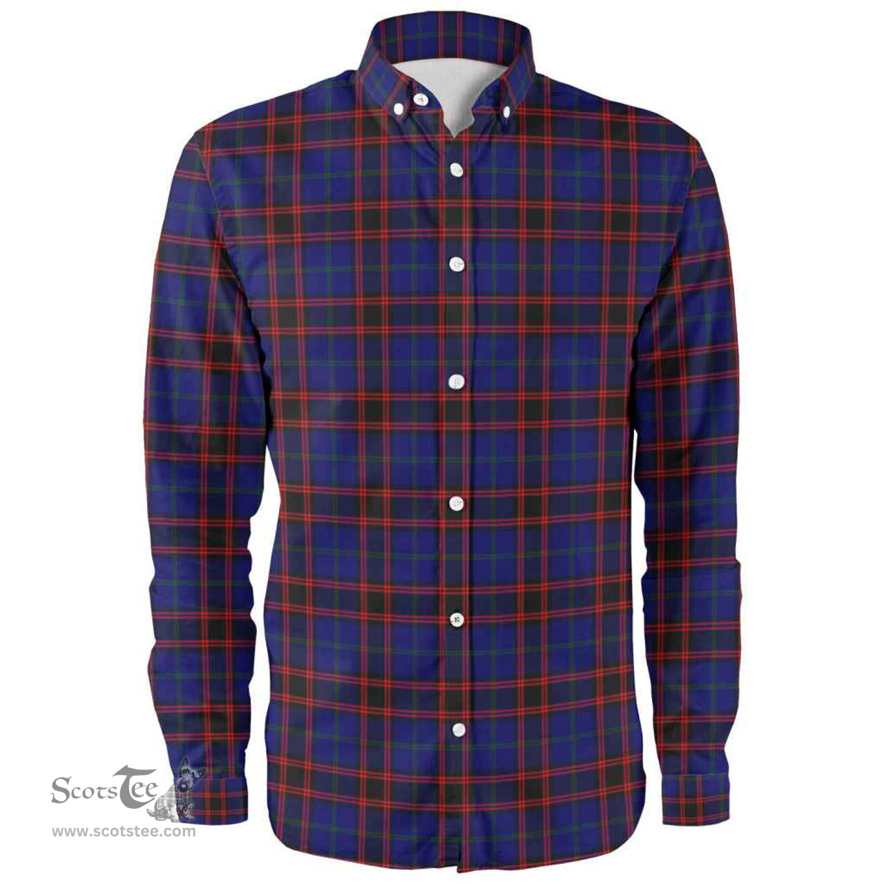 Scottish Home Modern Clan Tartan Long Sleeve Shirt, Tartan Plaid Shirt Scottish Plaid Tartan Plaid - ScotsTee - scotstee.com