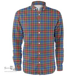 Scottish MacBeth Modern Clan Tartan Long Sleeve Shirt, Tartan Plaid Shirt Scottish Plaid Tartan Plaid - ScotsTee - scotstee.com