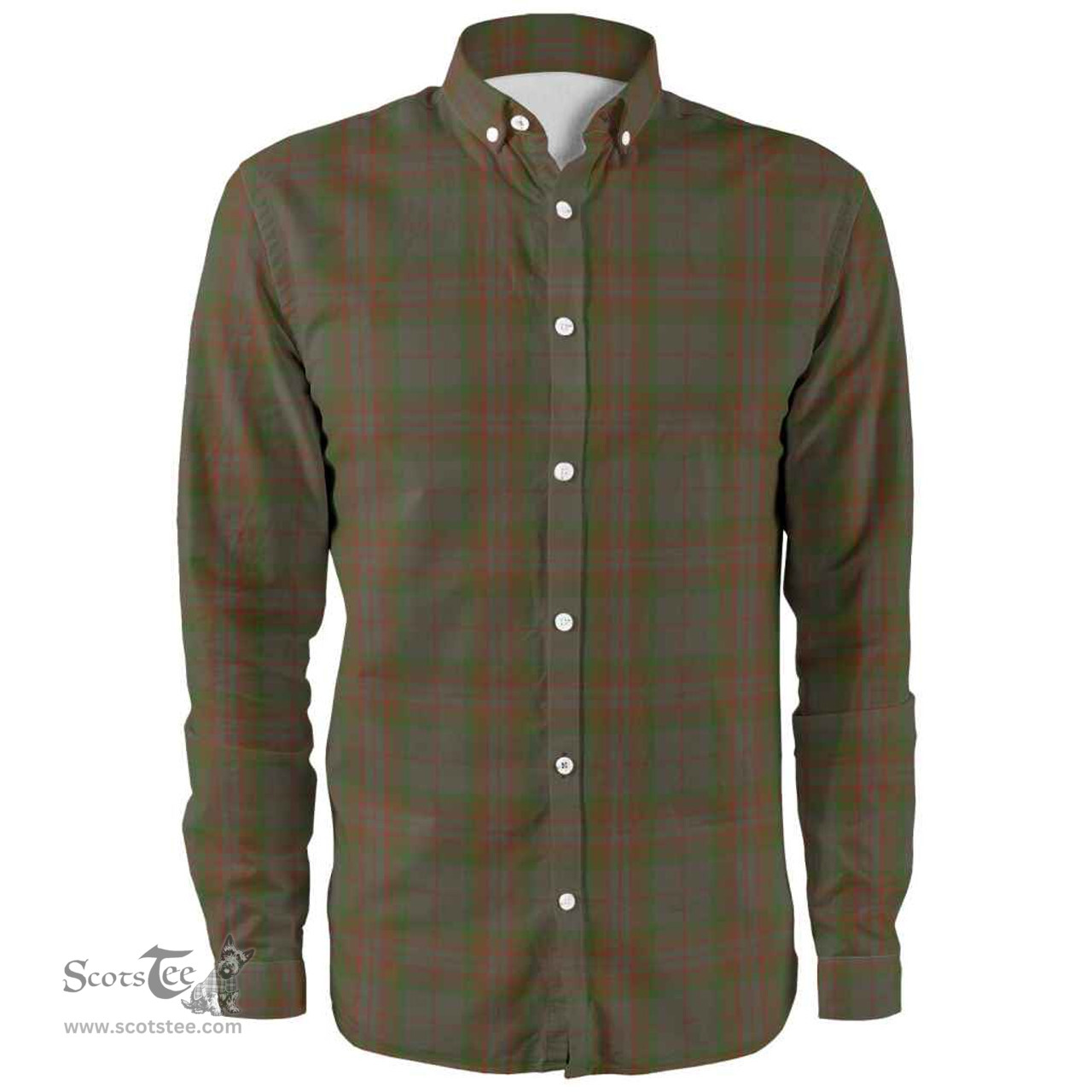 Scottish Gray Clan Tartan Long Sleeve Shirt, Tartan Plaid Shirt Scottish Plaid Tartan Plaid - ScotsTee - scotstee.com
