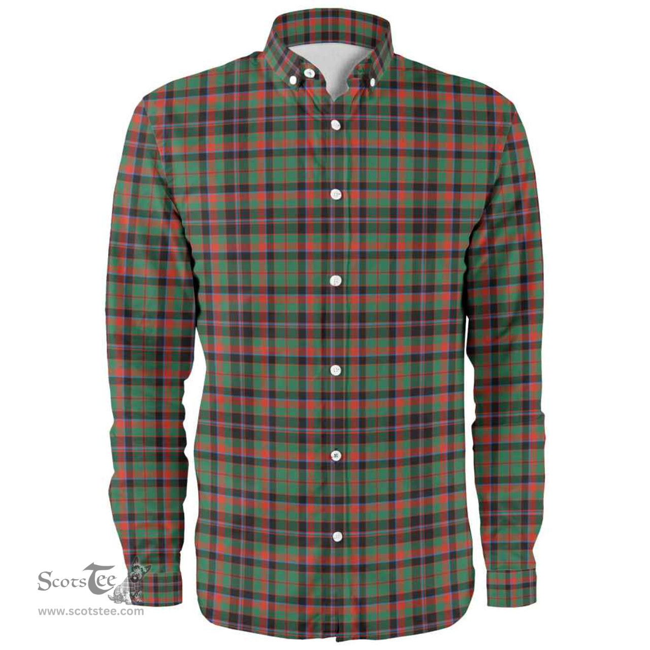Scottish Cumming Hunting Ancient Clan Tartan Long Sleeve Shirt, Tartan Plaid Shirt Scottish Plaid Tartan Plaid - ScotsTee - scotstee.com