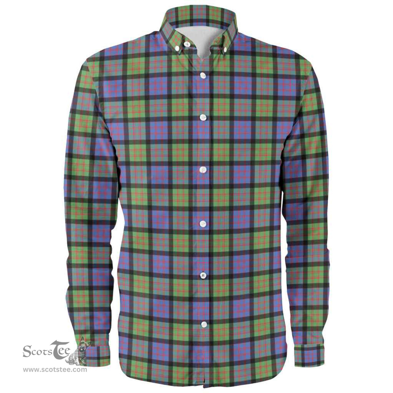 Scottish MacDonald Ancient Clan Tartan Long Sleeve Shirt, Tartan Plaid Shirt Scottish Plaid Tartan Plaid - ScotsTee - scotstee.com