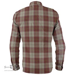 Scottish Cunningham Burgundy Dancers Clan Tartan Long Sleeve Shirt, Tartan Plaid Shirt Scottish Plaid Tartan Plaid - ScotsTee - scotstee.com