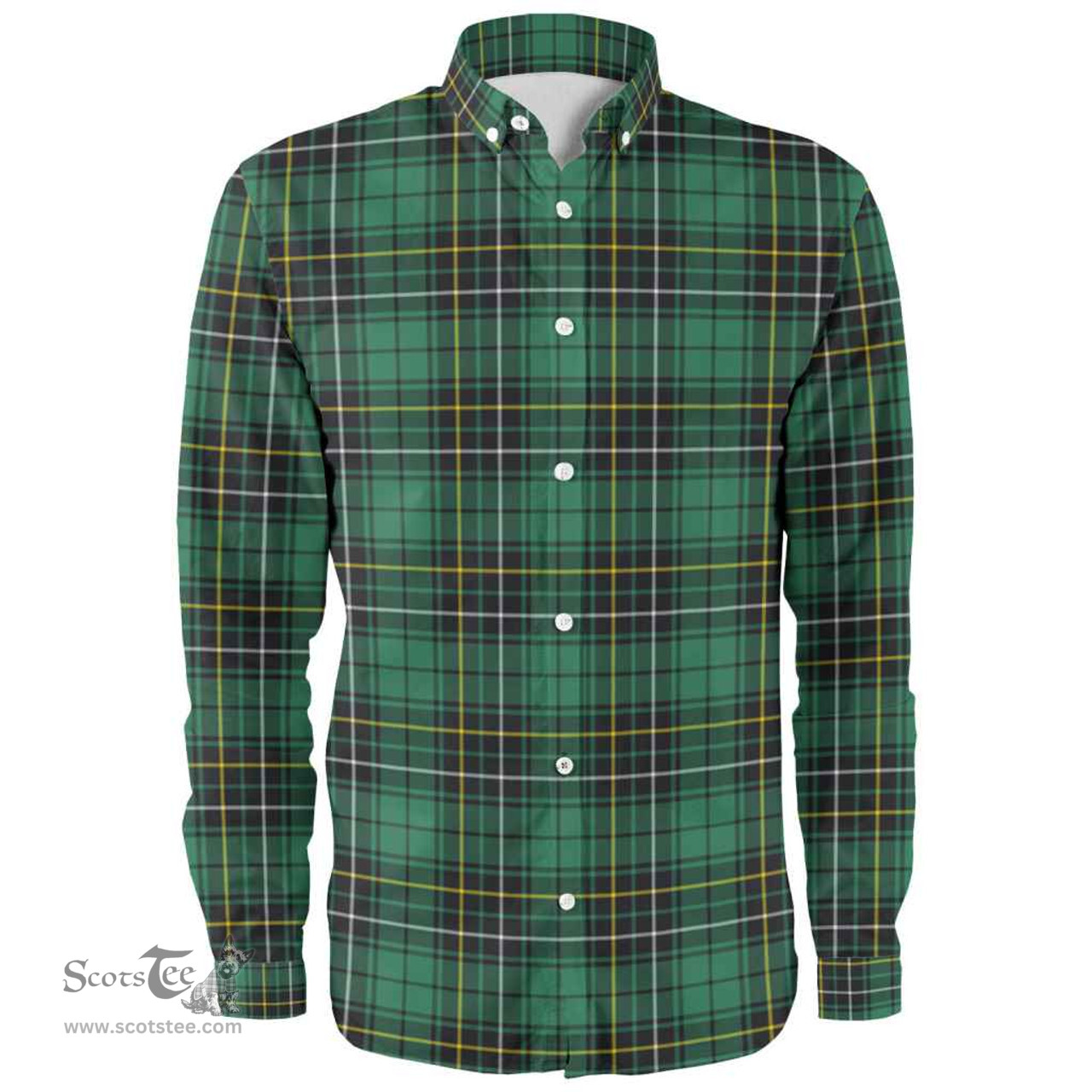 Scottish MacAlpine Ancient Clan Tartan Long Sleeve Shirt, Tartan Plaid Shirt Scottish Plaid Tartan Plaid - ScotsTee - scotstee.com