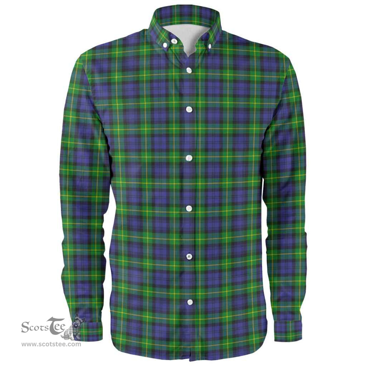 Scottish Gordon Modern Clan Tartan Long Sleeve Shirt, Tartan Plaid Shirt Scottish Plaid Tartan Plaid - ScotsTee - scotstee.com