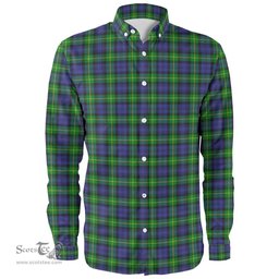 Scottish Gordon Modern Clan Tartan Long Sleeve Shirt, Tartan Plaid Shirt Scottish Plaid Tartan Plaid - ScotsTee - scotstee.com