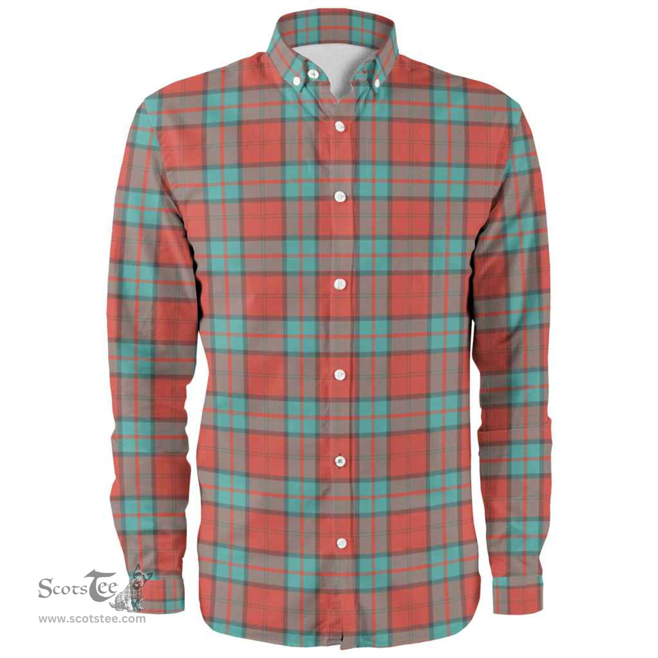 Scottish Dunbar Ancient Clan Tartan Long Sleeve Shirt, Tartan Plaid Shirt Scottish Plaid Tartan Plaid - ScotsTee - scotstee.com