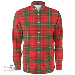 Scottish MacAulay Modern Clan Tartan Long Sleeve Shirt, Tartan Plaid Shirt Scottish Plaid Tartan Plaid - ScotsTee - scotstee.com