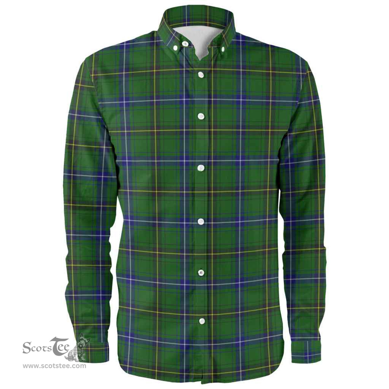 Scottish Henderson Modern Clan Tartan Long Sleeve Shirt, Tartan Plaid Shirt Scottish Plaid Tartan Plaid - ScotsTee - scotstee.com