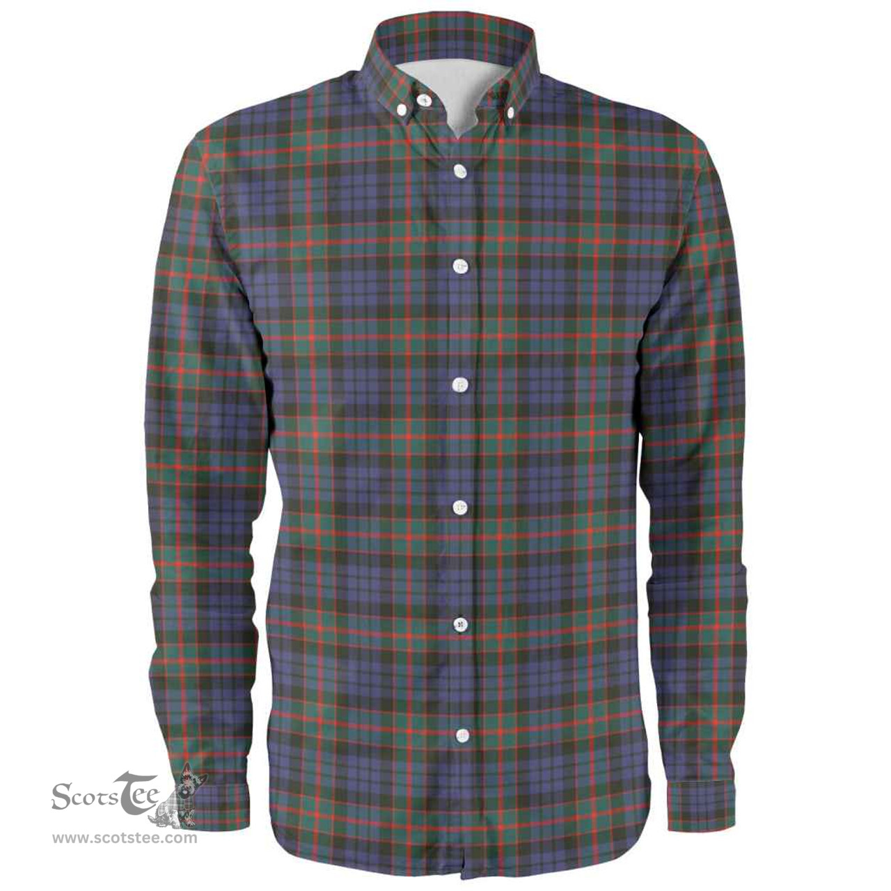 Scottish Fletcher of Dunans Clan Tartan Long Sleeve Shirt, Tartan Plaid Shirt Scottish Plaid Tartan Plaid - ScotsTee - scotstee.com