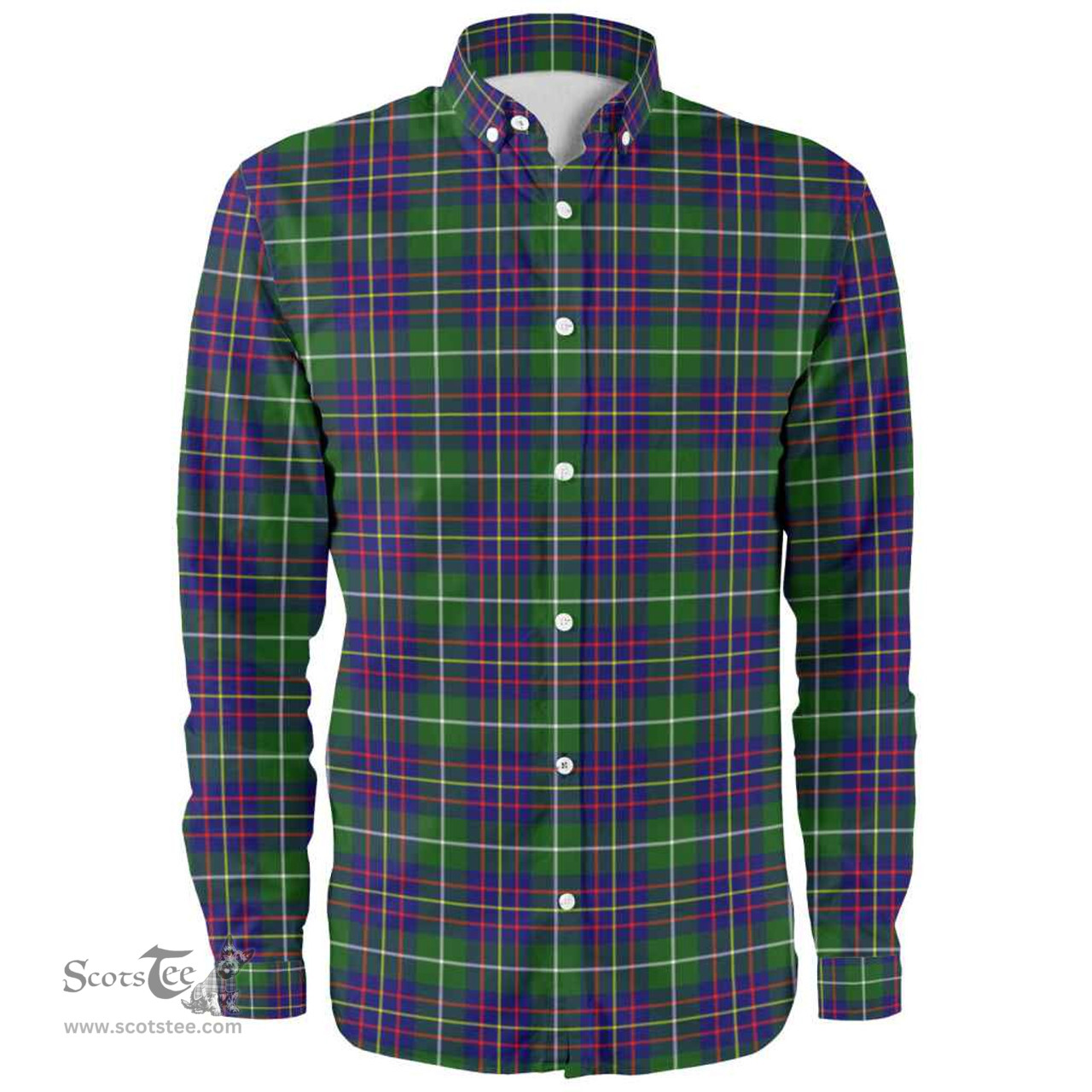 Scottish Inglis Modern Clan Tartan Long Sleeve Shirt, Tartan Plaid Shirt Scottish Plaid Tartan Plaid - ScotsTee - scotstee.com