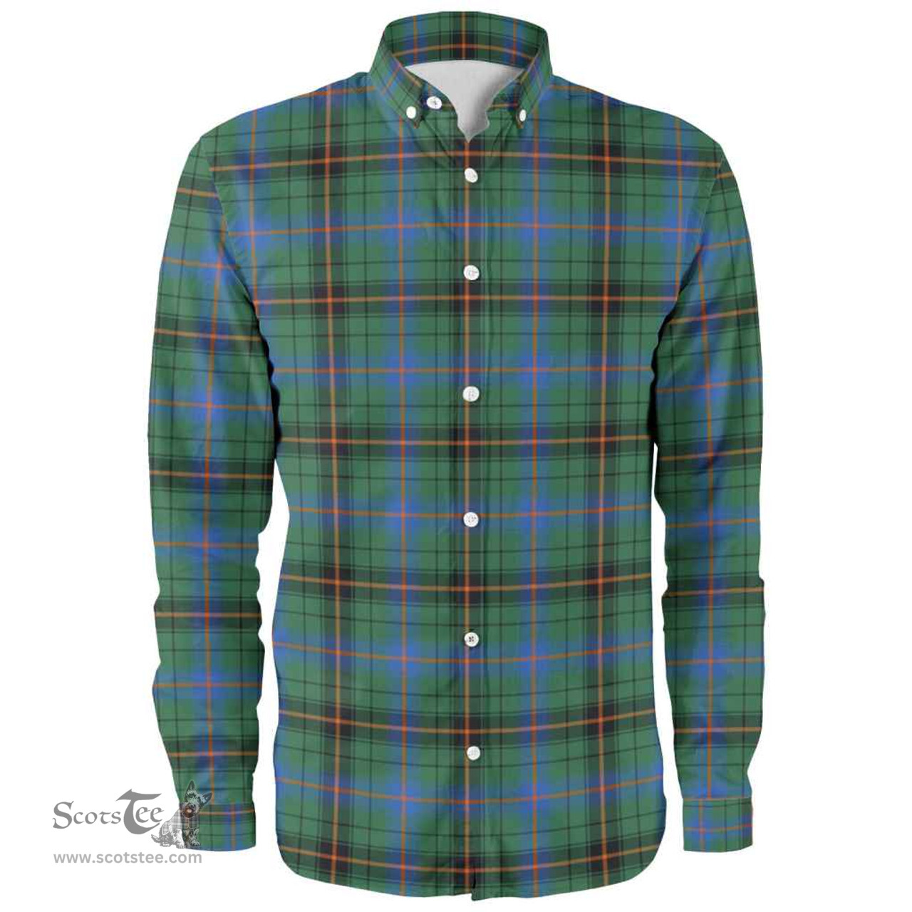 Scottish Davidson Ancient Clan Tartan Long Sleeve Shirt, Tartan Plaid Shirt Scottish Plaid Tartan Plaid - ScotsTee - scotstee.com