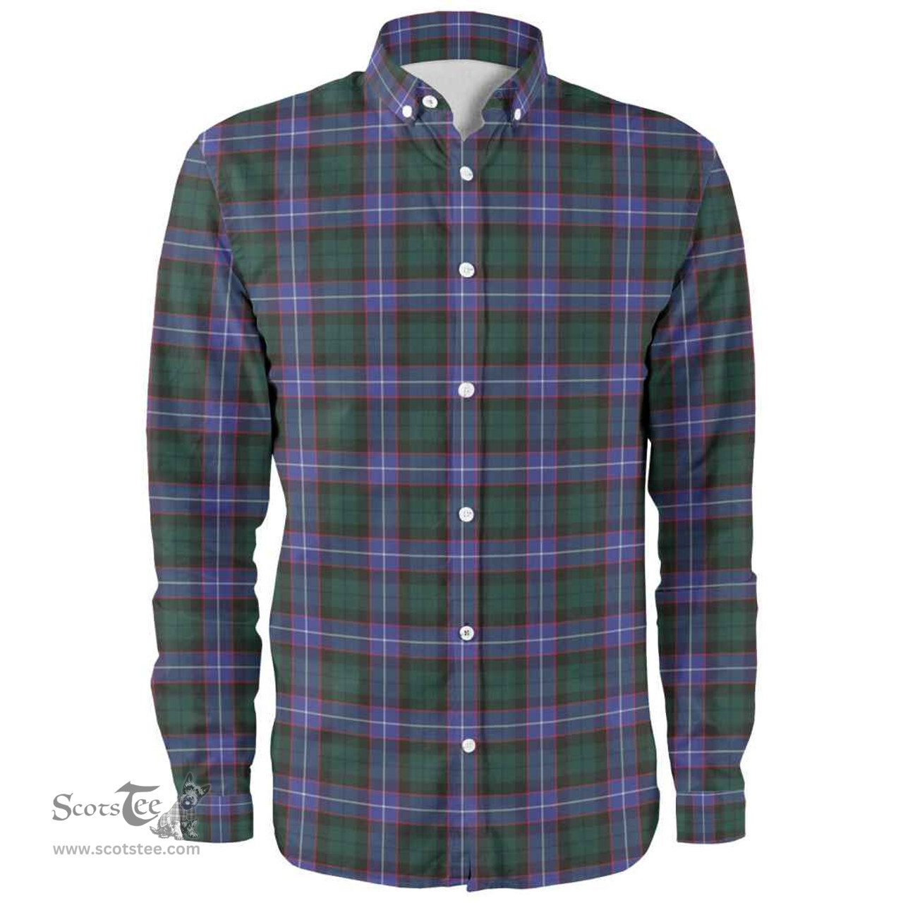 Scottish Guthrie Modern Clan Tartan Long Sleeve Shirt, Tartan Plaid Shirt Scottish Plaid Tartan Plaid - ScotsTee - scotstee.com