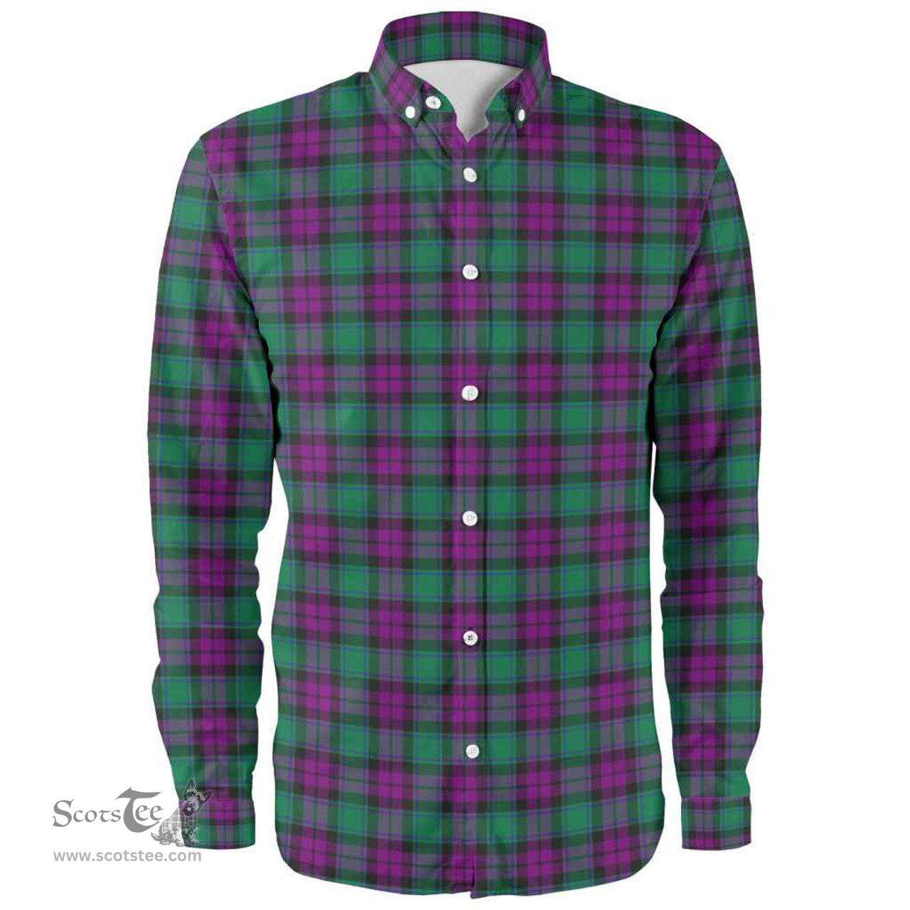 Scottish MacArthur - Milton Clan Tartan Long Sleeve Shirt, Tartan Plaid Shirt Scottish Plaid Tartan Plaid - ScotsTee - scotstee.com