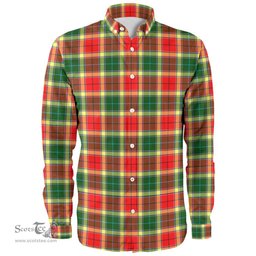 Scottish Gibbs Clan Tartan Long Sleeve Shirt, Tartan Plaid Shirt Scottish Plaid Tartan Plaid - ScotsTee - scotstee.com